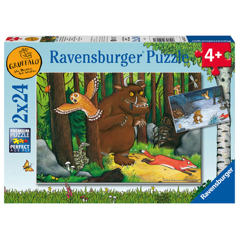 Puzzle Gruffalo 2x24pzs de RAVENSBURGER - Frikibase.com