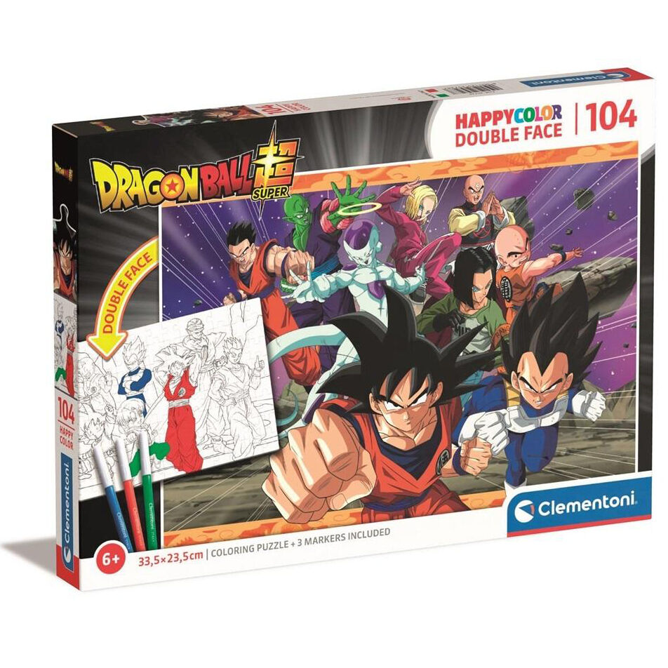 Puzzle Happy Color Dragon Ball 104pzs de CLEMENTONI - Frikibase.com