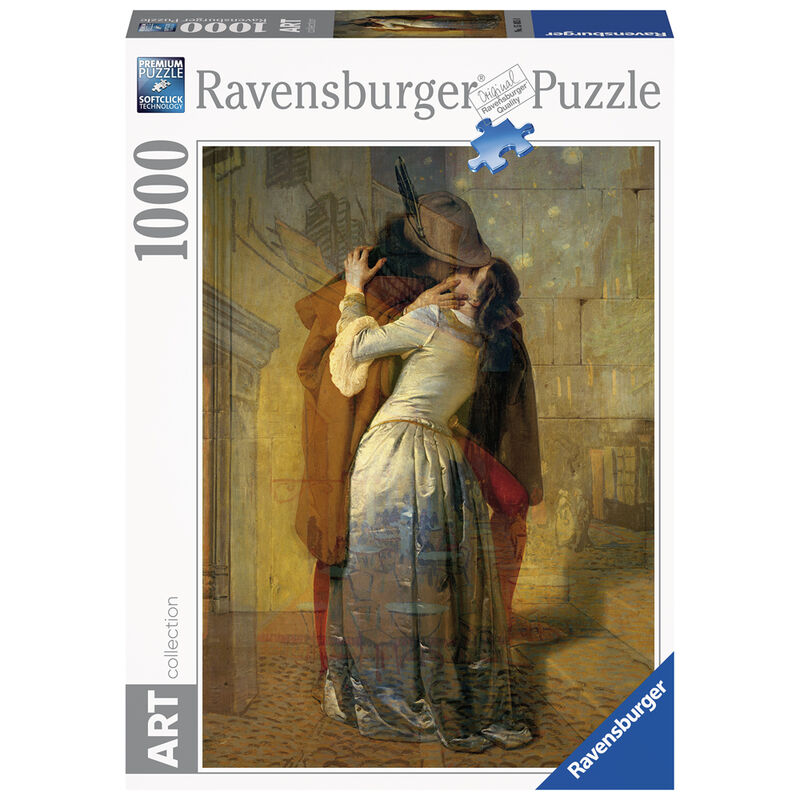 Puzzle Hayez El Beso 1000pzs de RAVENSBURGER - Frikibase.com