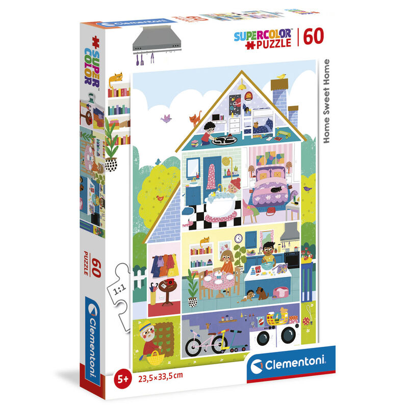 Puzzle Home Sweet Home 60pzs de CLEMENTONI - Frikibase.com