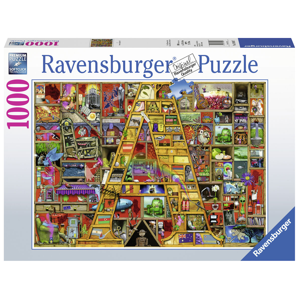 Puzzle Impresionante Alfabeto 1000pzs de RAVENSBURGER - Frikibase.com