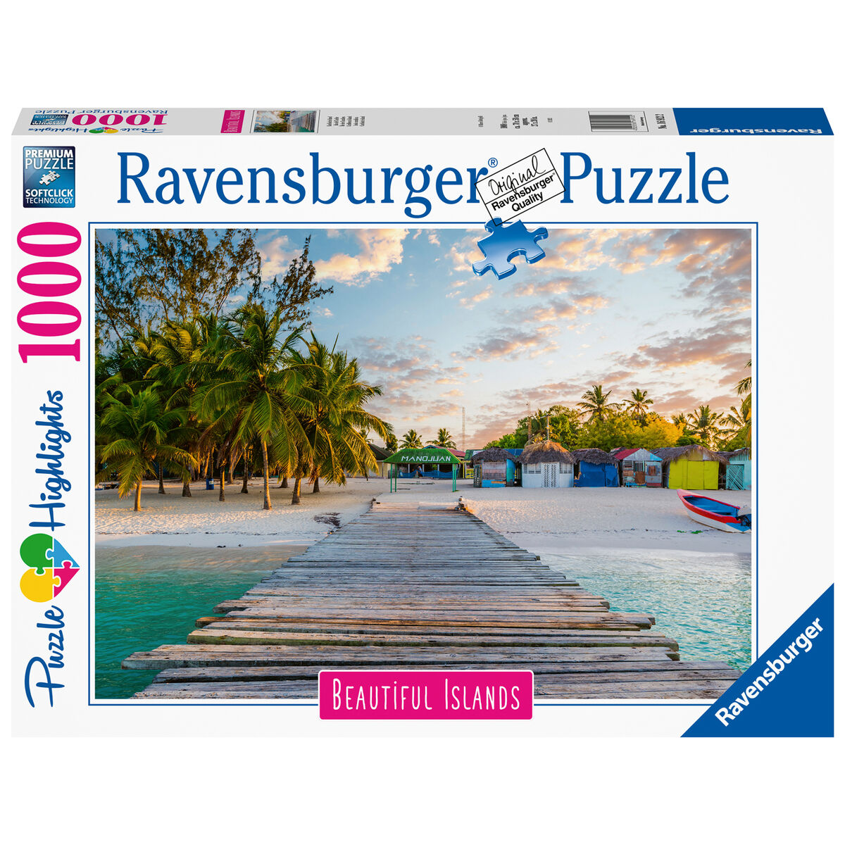 Puzzle Isla del Caribe 1000pzs de RAVENSBURGER - Frikibase.com