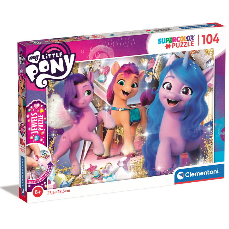 Puzzle Jewels My Little Pony 104pzs de CLEMENTONI - Frikibase.com