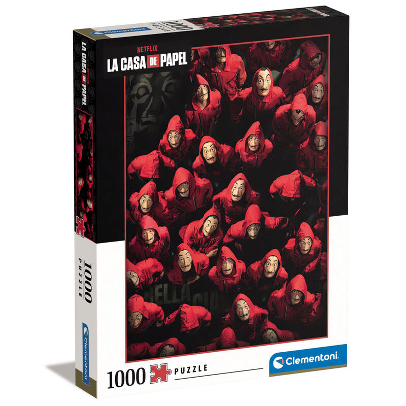 Puzzle La Casa de Papel 1000pzs de CLEMENTONI - Frikibase.com