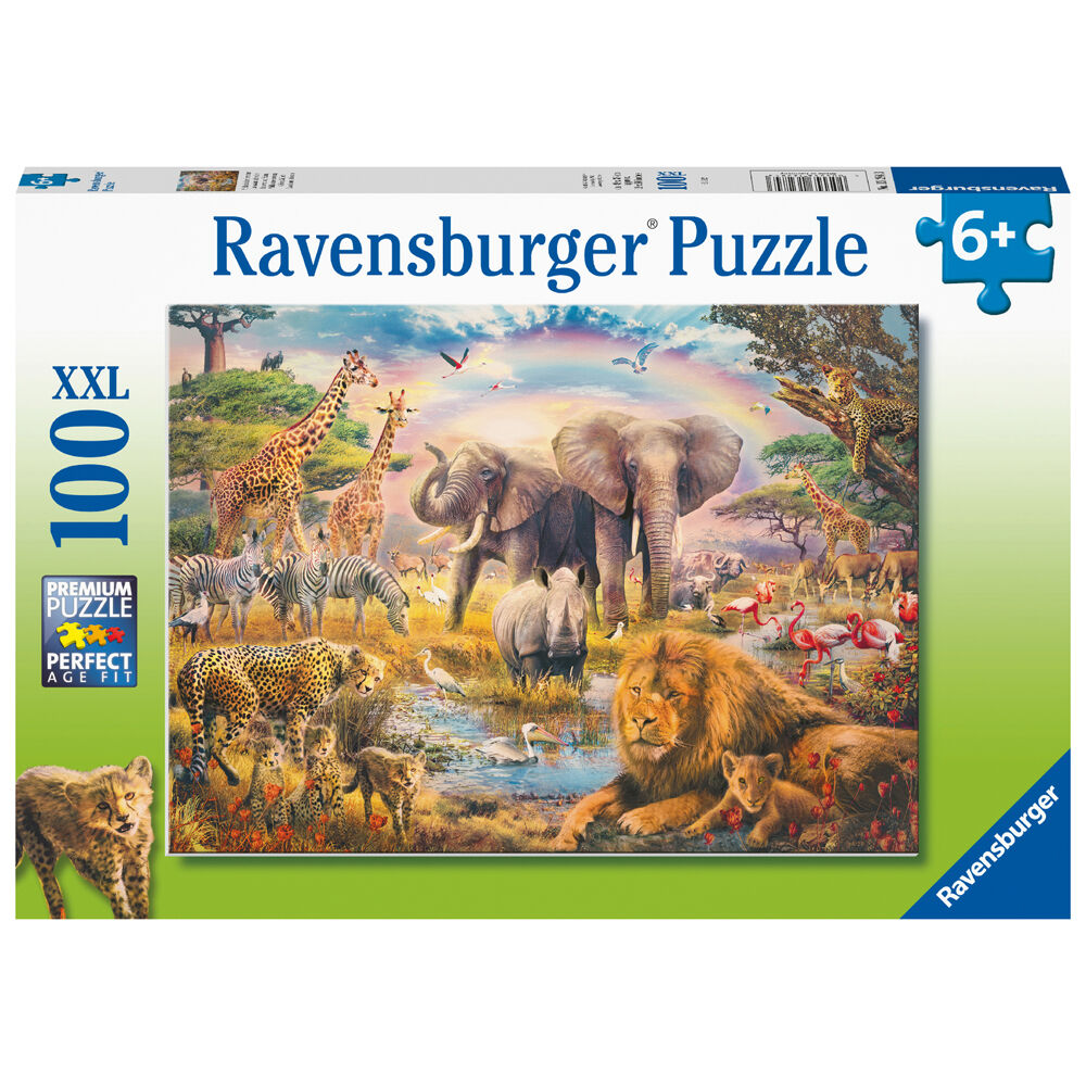 Puzzle La sabana africana XXL 100pzs de RAVENSBURGER - Frikibase.com