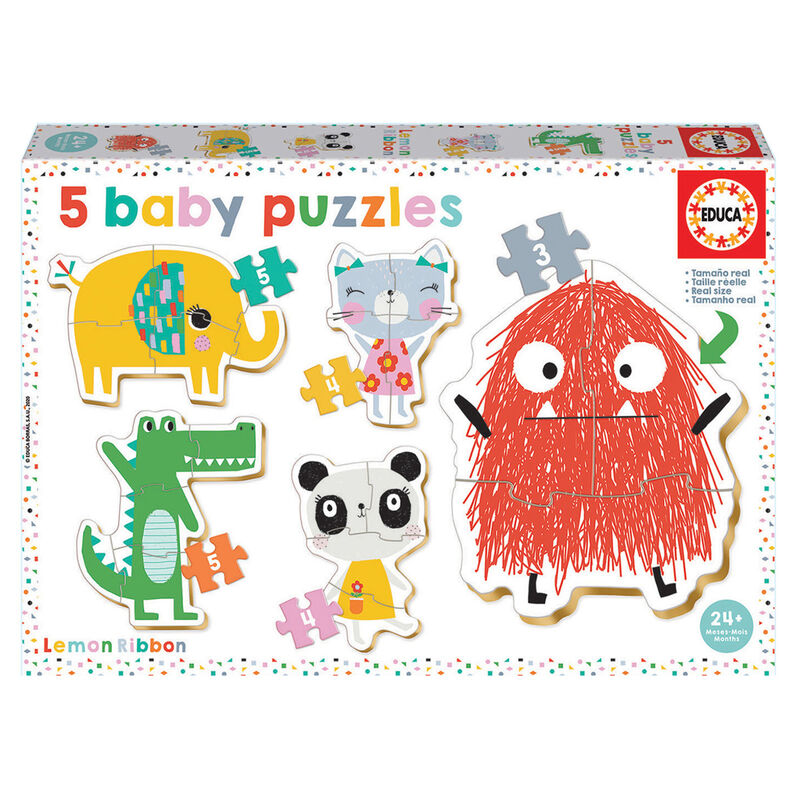 Puzzle Lemon Ribbon 3-5pzs de EDUCA BORRAS - Frikibase.com