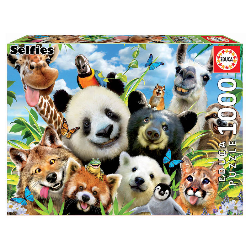 Puzzle Llama Drama Selfie 1000pzs de EDUCA BORRAS - Frikibase.com