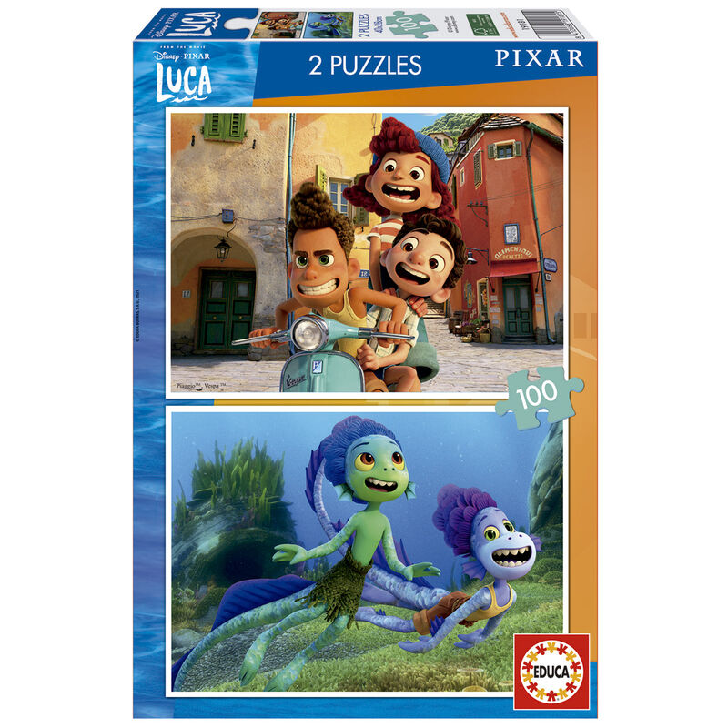 Puzzle Luca Disney 2x100pzs de EDUCA BORRAS - Frikibase.com