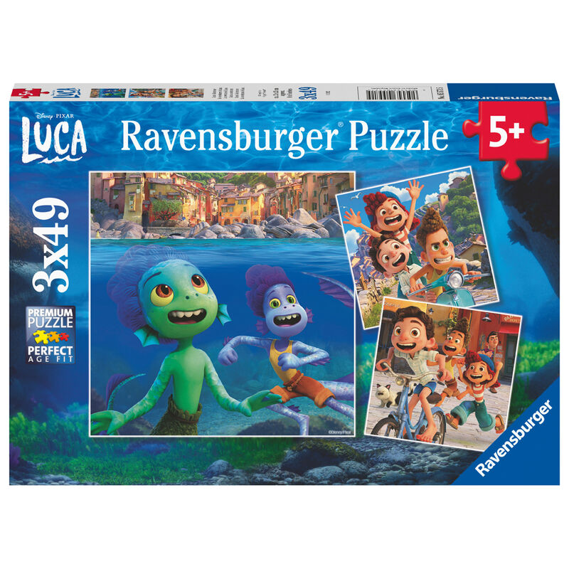 Puzzle Luca Disney 3x49pzs de RAVENSBURGER - Frikibase.com