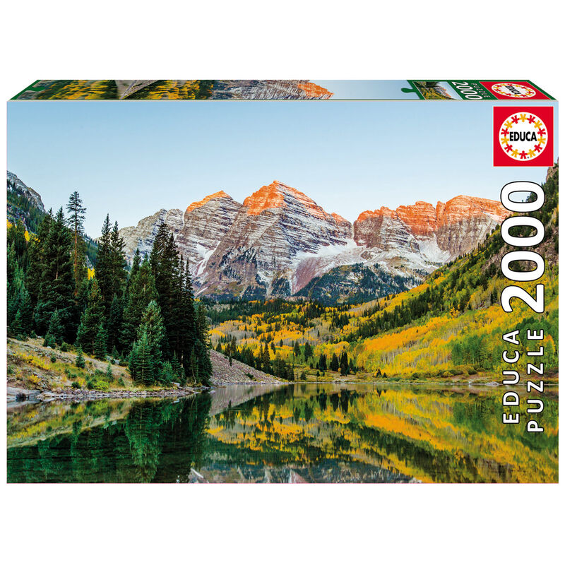 Puzzle Maroon Bells Estados Unidos 2000pzs de EDUCA BORRAS - Frikibase.com