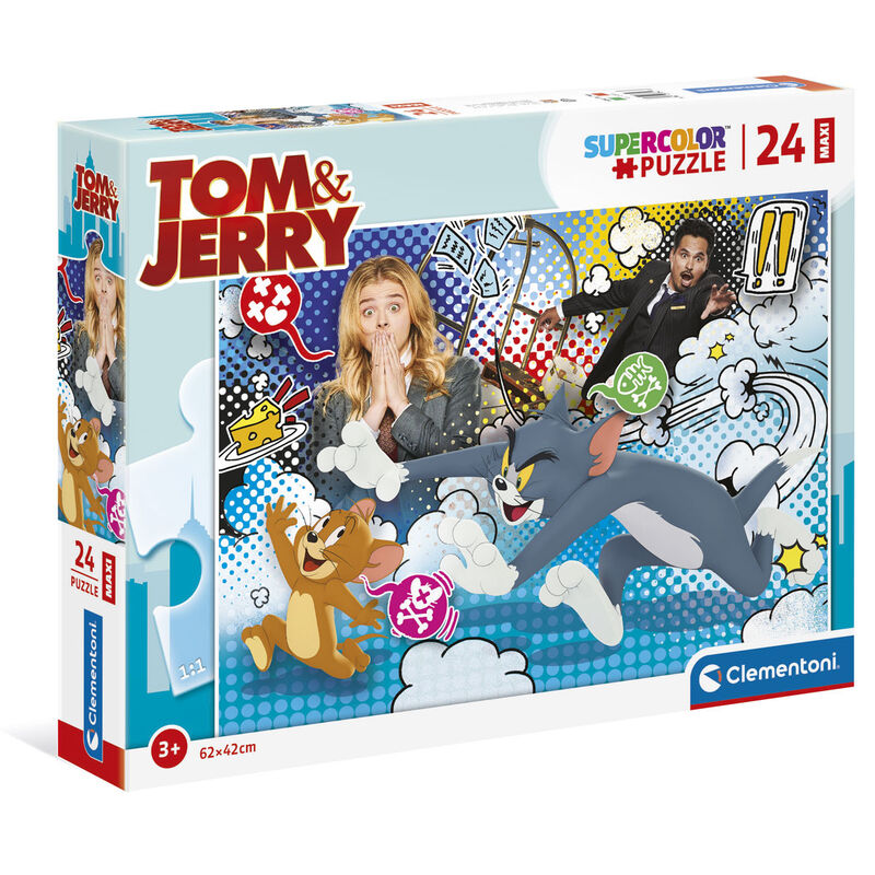 Puzzle Maxi Tom and Jerry 24pzs de CLEMENTONI - Frikibase.com