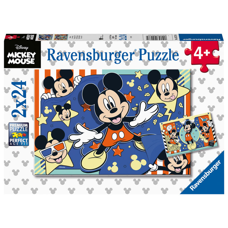 Puzzle Mickey Disney 2x24pzs de RAVENSBURGER - Frikibase.com