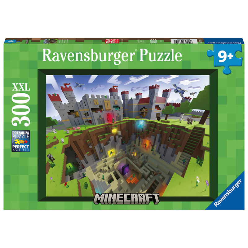 Puzzle Minecraft XXL 300pzs de RAVENSBURGER - Frikibase.com