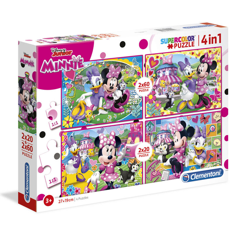 Puzzle Minnie Happy Helpers Disney 2x20pzs 2x60pzs de CLEMENTONI - Frikibase.com