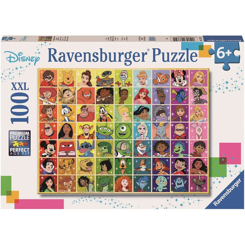 Puzzle Multicharacter Disney 100pzs de RAVENSBURGER - Frikibase.com