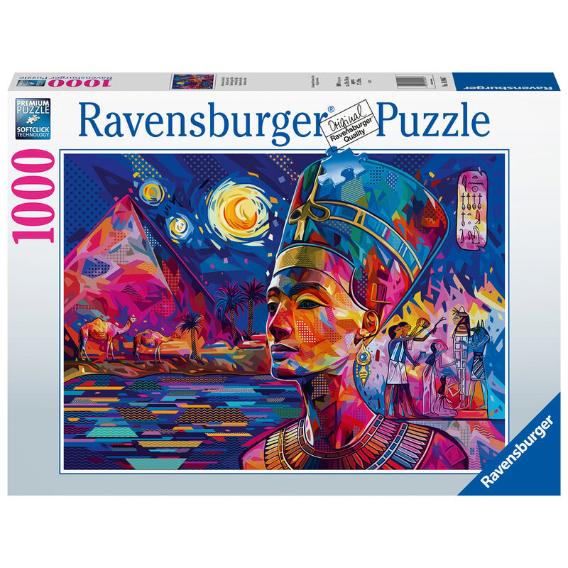 Puzzle Nefertiti en el Nilo 1000pzs de RAVENSBURGER - Frikibase.com