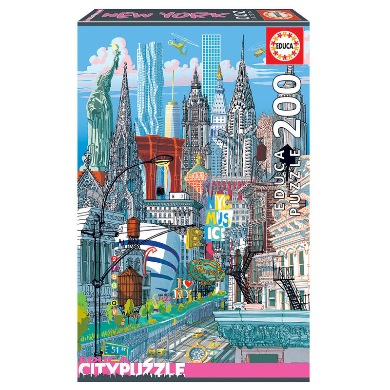 Puzzle Nueva York Citypuzzle 200pzs de EDUCA BORRAS - Frikibase.com