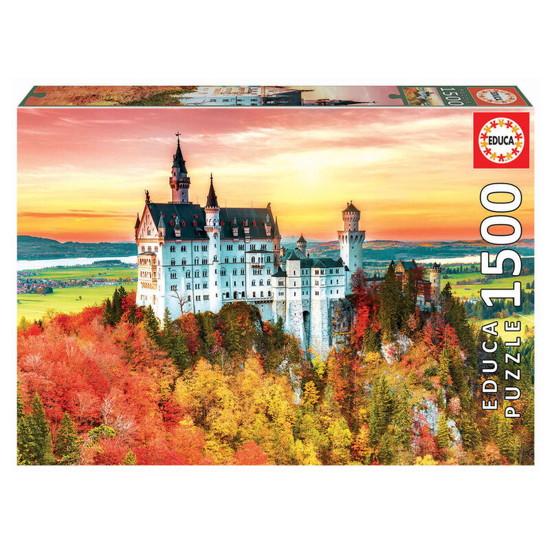 Puzzle Otoño en Neuschwanstein 1500pzs de EDUCA BORRAS - Frikibase.com