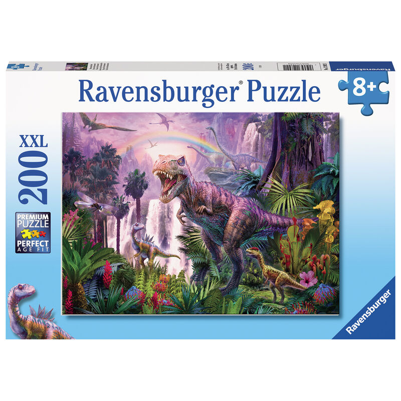 Puzzle Pais de los dinosaurios XXL 200pzs de RAVENSBURGER - Frikibase.com