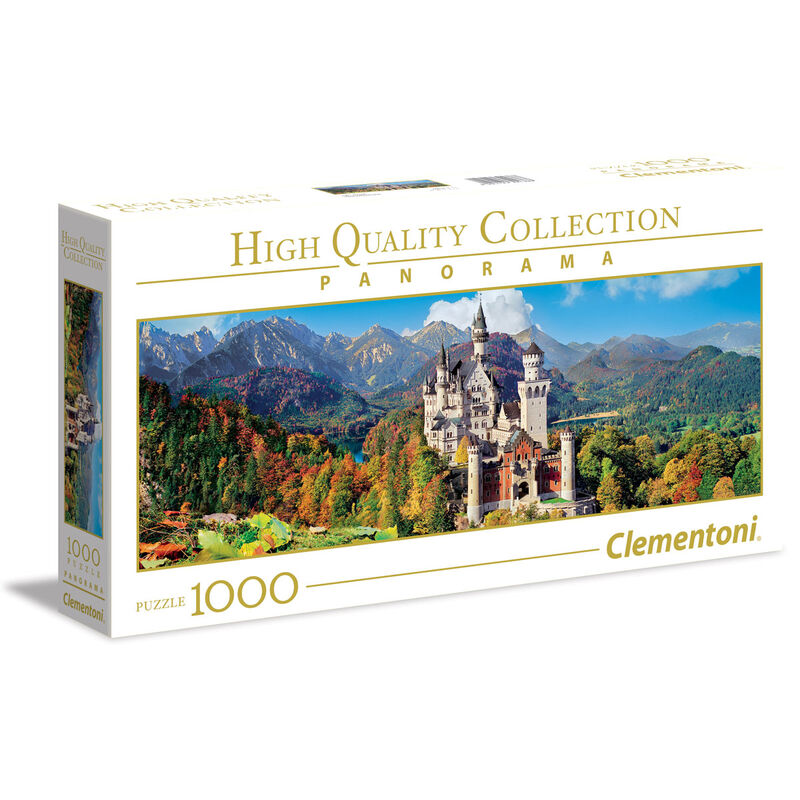 Puzzle Panorama Neuschwanstein 1000pzs de CLEMENTONI - Frikibase.com