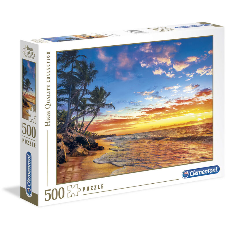 Puzzle Paradise Beach 500pzs de CLEMENTONI - Frikibase.com