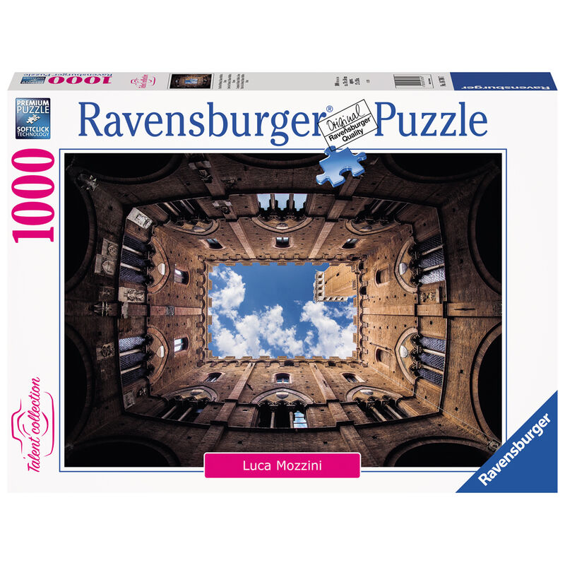 Puzzle Patio Podesta Palacio publico Siena 1000pzs de RAVENSBURGER - Frikibase.com