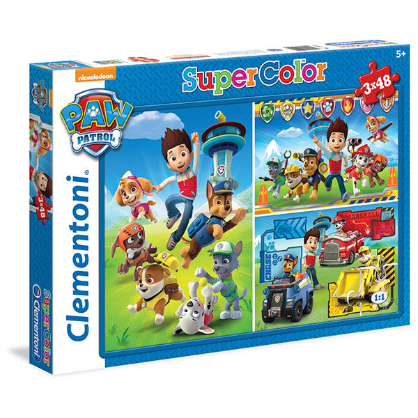 Puzzle Patrulla Canina 3x48pz de CLEMENTONI - Frikibase.com