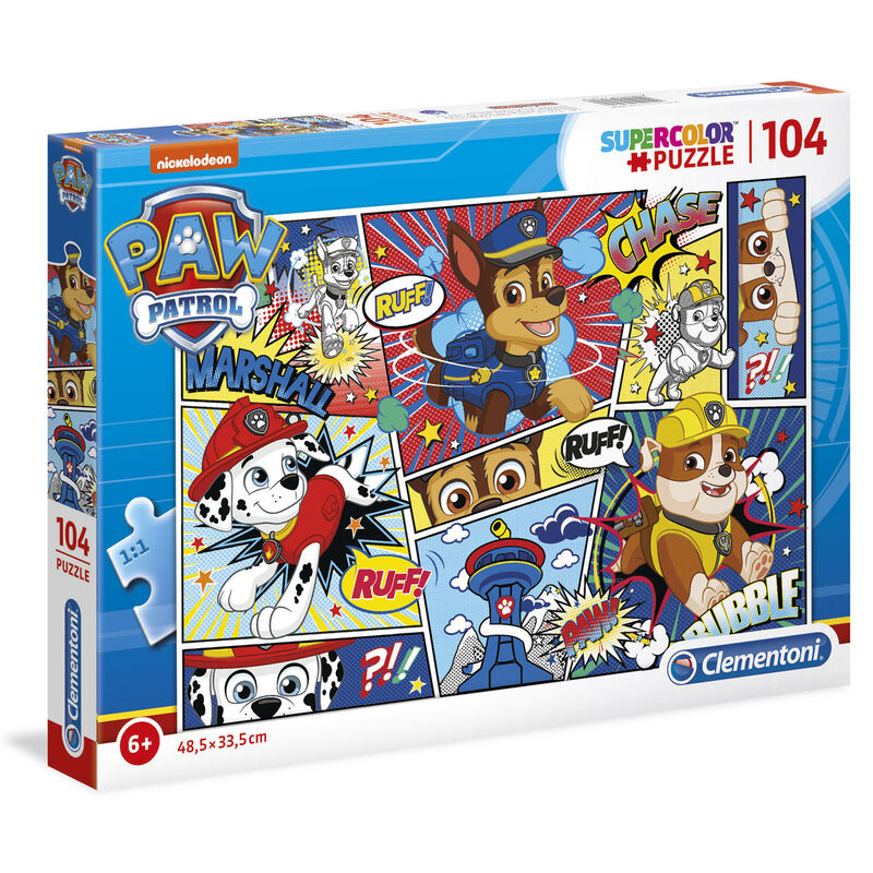 Puzzle Patrulla Canina Paw Patrol 104pzs de CLEMENTONI - Frikibase.com