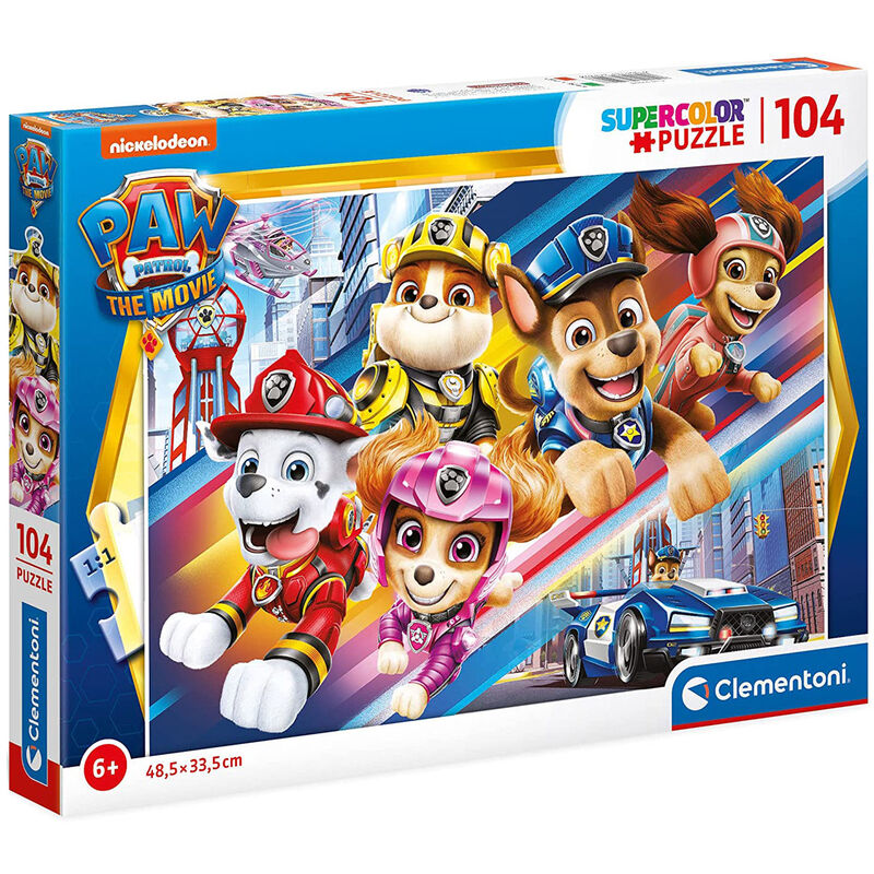 Puzzle Patrulla Canina Paw Patrol 104pzs de CLEMENTONI - Frikibase.com