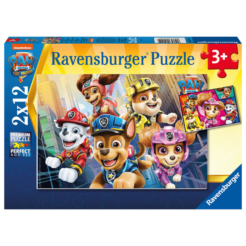 Puzzle Patrulla Canina Paw Patrol 2x12pzs de RAVENSBURGER - Frikibase.com