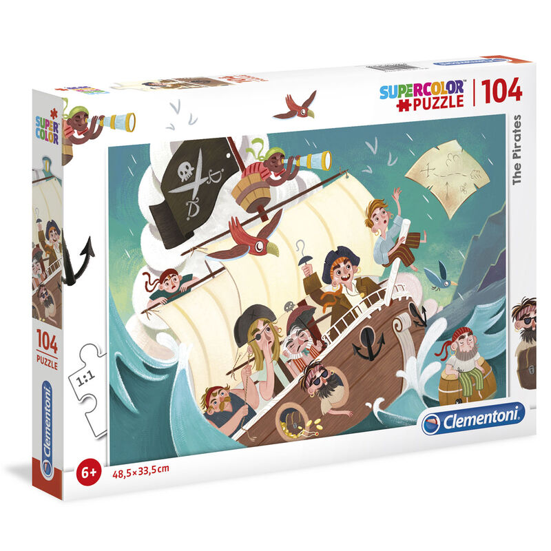 Puzzle Piratas 104pzs de CLEMENTONI - Frikibase.com