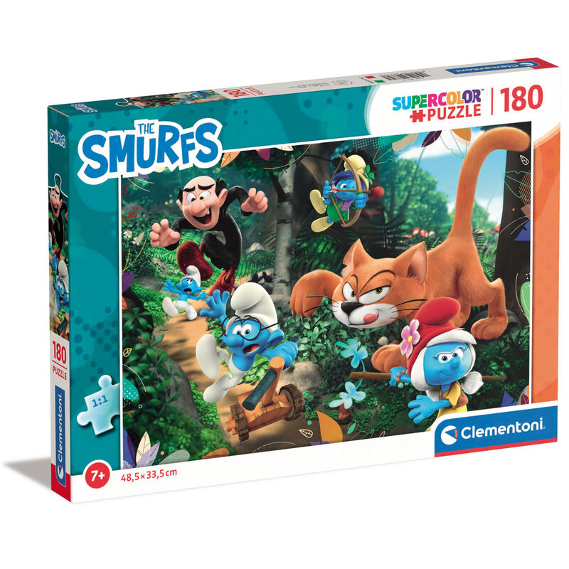 Puzzle Pitufos 180pzs de CLEMENTONI - Frikibase.com