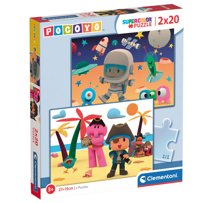 Puzzle Pocoyo 2x20pzs de CLEMENTONI - Frikibase.com