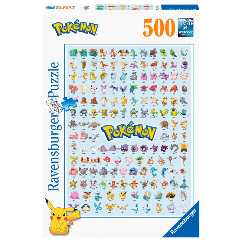 Puzzle Pokemon 500pzs de RAVENSBURGER - Frikibase.com