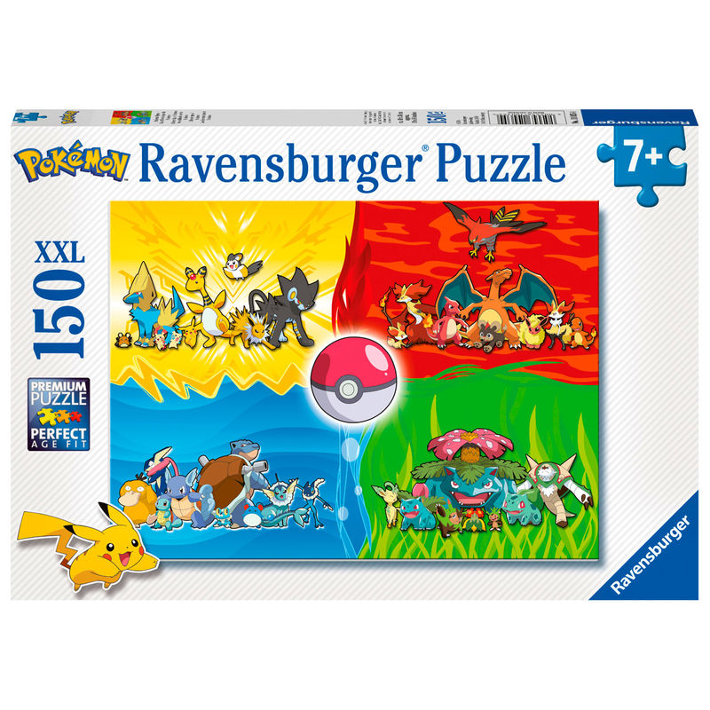 Puzzle Pokemon XXL 150pzs de RAVENSBURGER - Frikibase.com