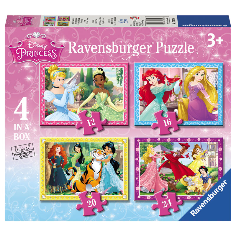 Puzzle Princesas Disney 12+16+20+24pzs de RAVENSBURGER - Frikibase.com