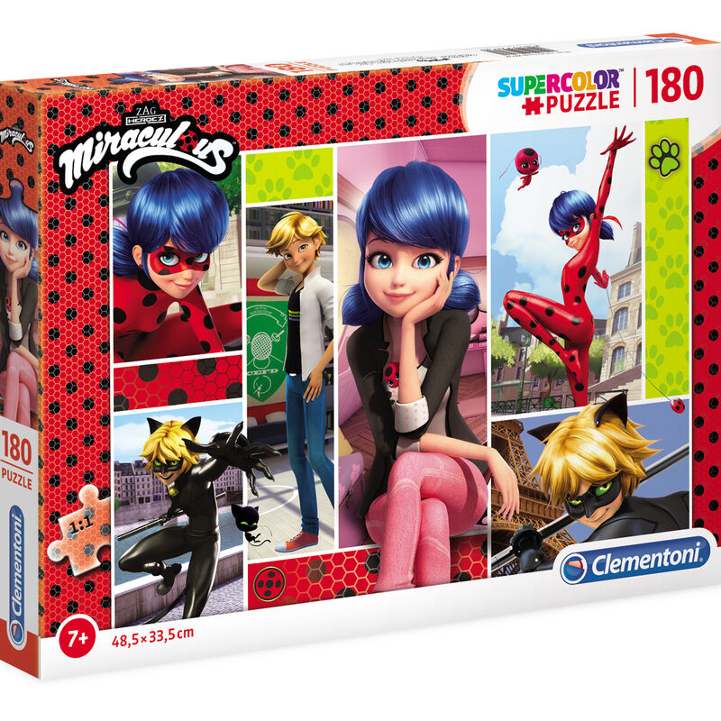 Puzzle Prodigiosa Ladybug 180pzs de CLEMENTONI - Frikibase.com