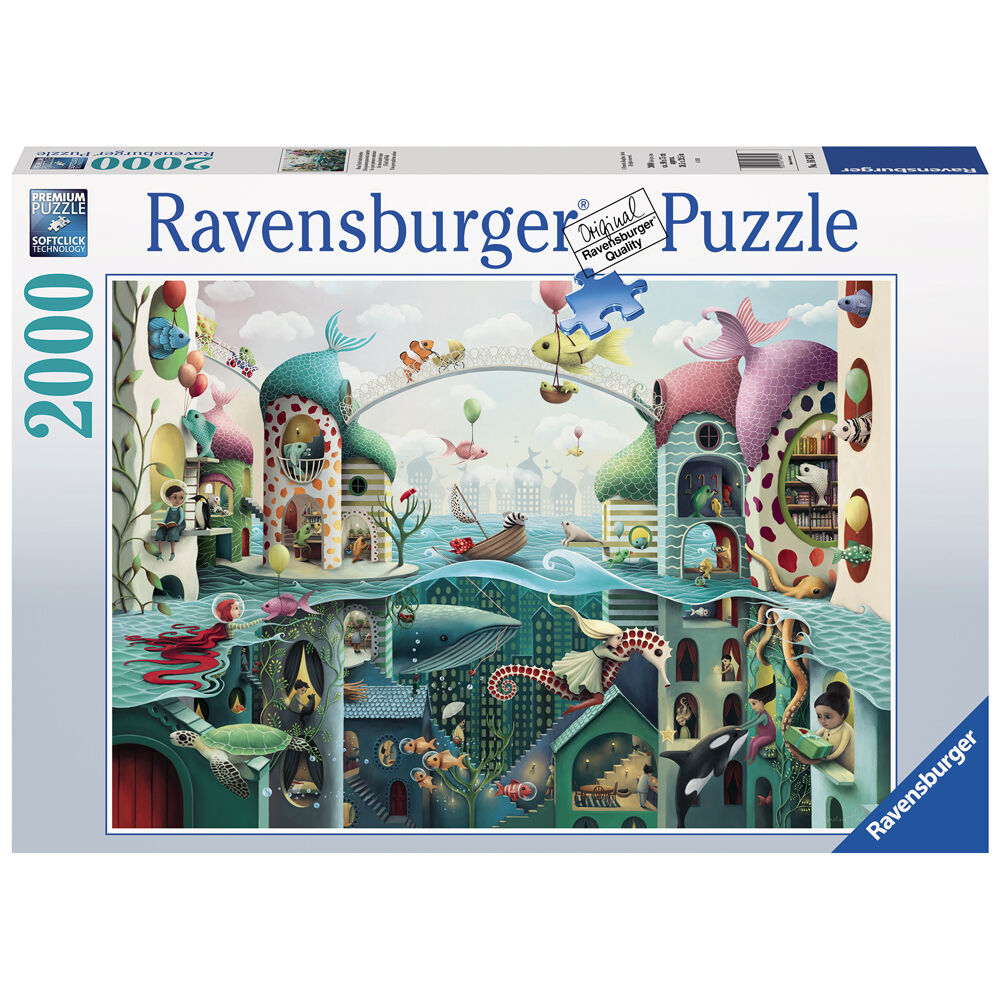 Puzzle Si los peces pudieran caminar 2000pzs de RAVENSBURGER - Frikibase.com