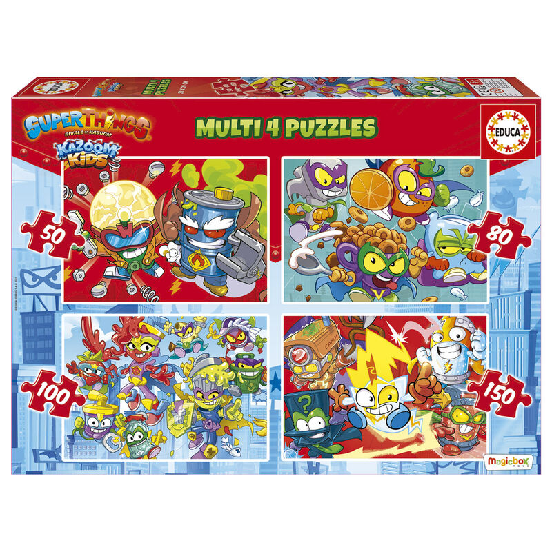 Puzzle Superzings 50-80-100-150pzs de EDUCA BORRAS - Frikibase.com