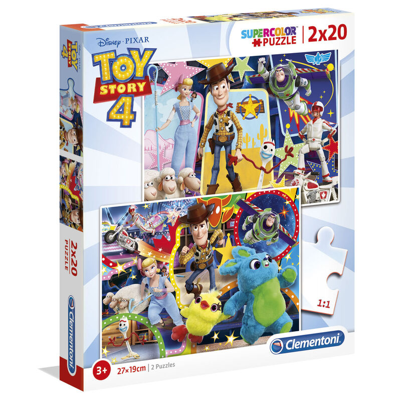 Puzzle Toy Sory 4 Disney 2x20pzs de CLEMENTONI - Frikibase.com