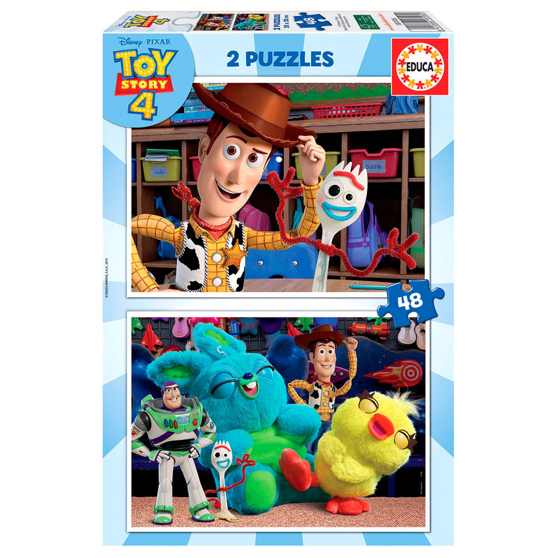 Puzzle Toy Story 4 Disney 2x48pzs de EDUCA BORRAS - Frikibase.com