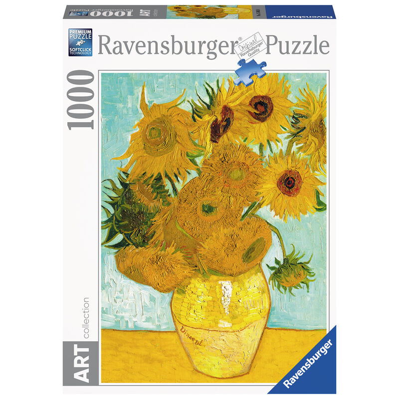 Puzzle Van Gogh Los girasoles 1000pzs de RAVENSBURGER - Frikibase.com