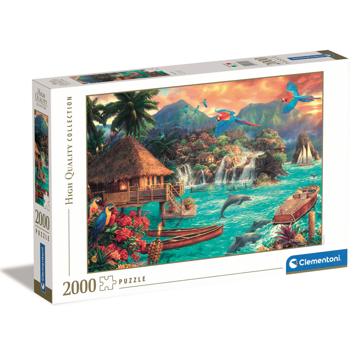 Puzzle Vida en la Isla 2000pzs de CLEMENTONI - Frikibase.com