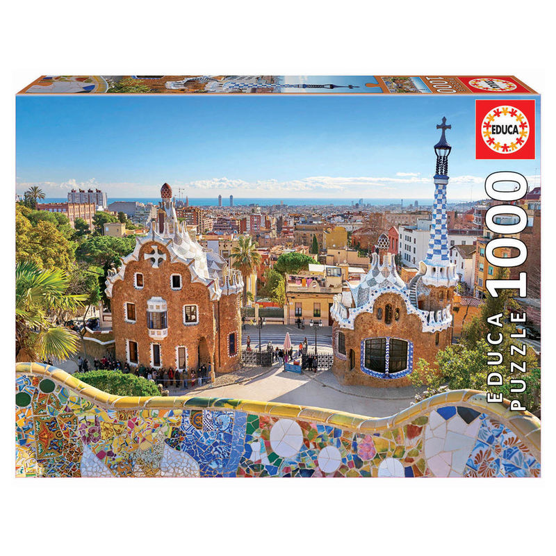 Puzzle Vista de Barcelona Desde Parque Guell 1000pzs de EDUCA BORRAS - Frikibase.com