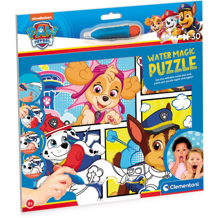 Puzzle Water Magic Patrulla Canina Paw Patrol 30pzs de CLEMENTONI - Frikibase.com