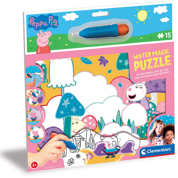 Puzzle Water Magic Peppa Pig 15pzs de CLEMENTONI - Frikibase.com