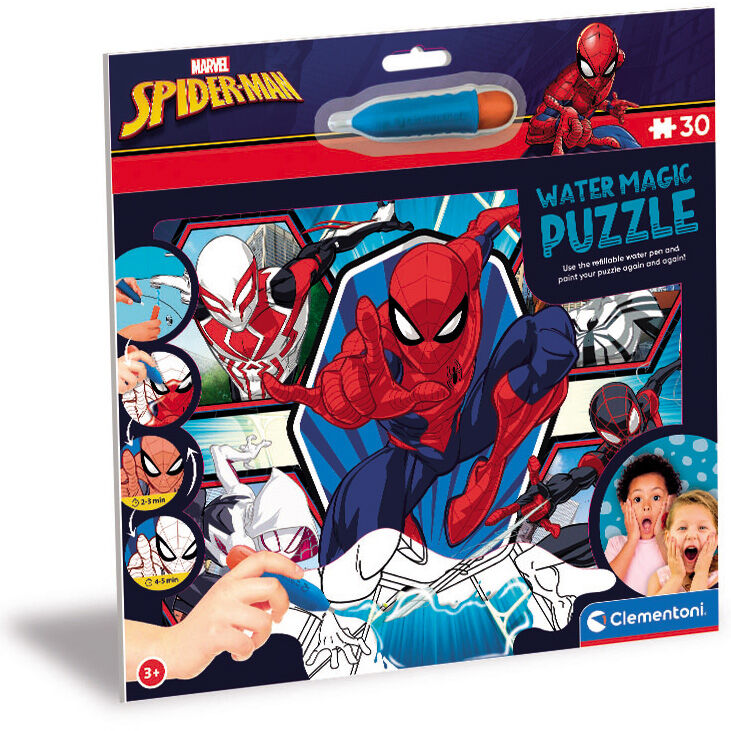 Puzzle Water Magic Spiderman Marvel 30pzs de CLEMENTONI - Frikibase.com