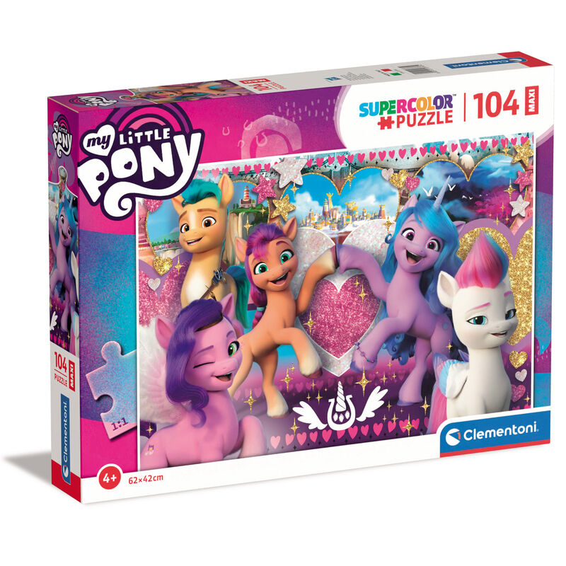 Puzzle maxi My Little Pony 104pzs de CLEMENTONI - Frikibase.com