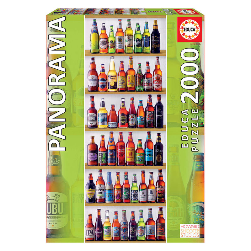 Puzzle panorama Cervezas del Mundo 2000pcs de EDUCA BORRAS - Frikibase.com