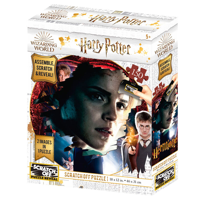 Puzzle para Rascar Hermione Harry Potter 150pzs de PRIME 3D - Frikibase.com